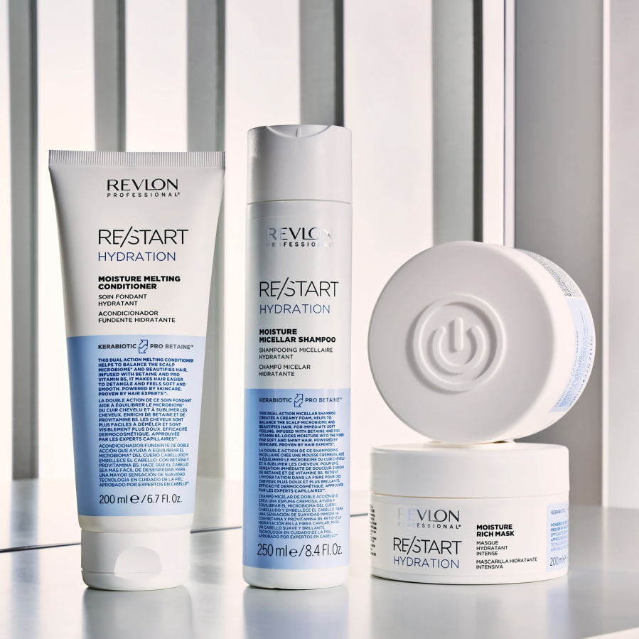 RE/START™ HYDRATION dvejopo veikimo micelinis drėkinamasis šampūnas (250 ml)