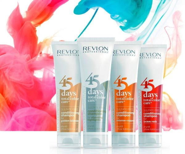 REVLONISSIMO™ 45 DAYS šampūnas-kondicionierius dažytų ar šviesintų plaukų spalvos priežiūrai